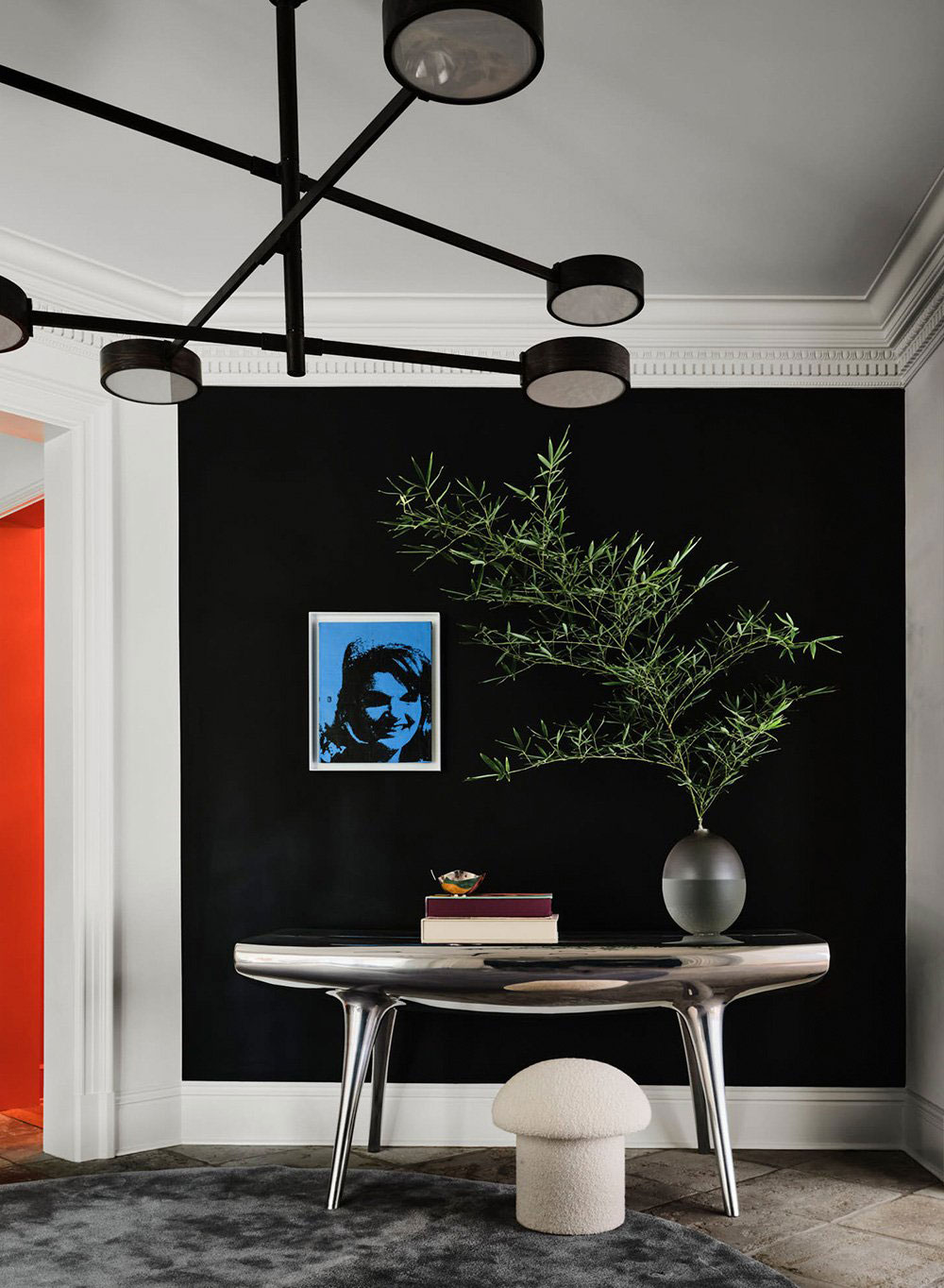 令人惊叹的达拉斯住宅，具有经典特色和大胆艺术风格-15