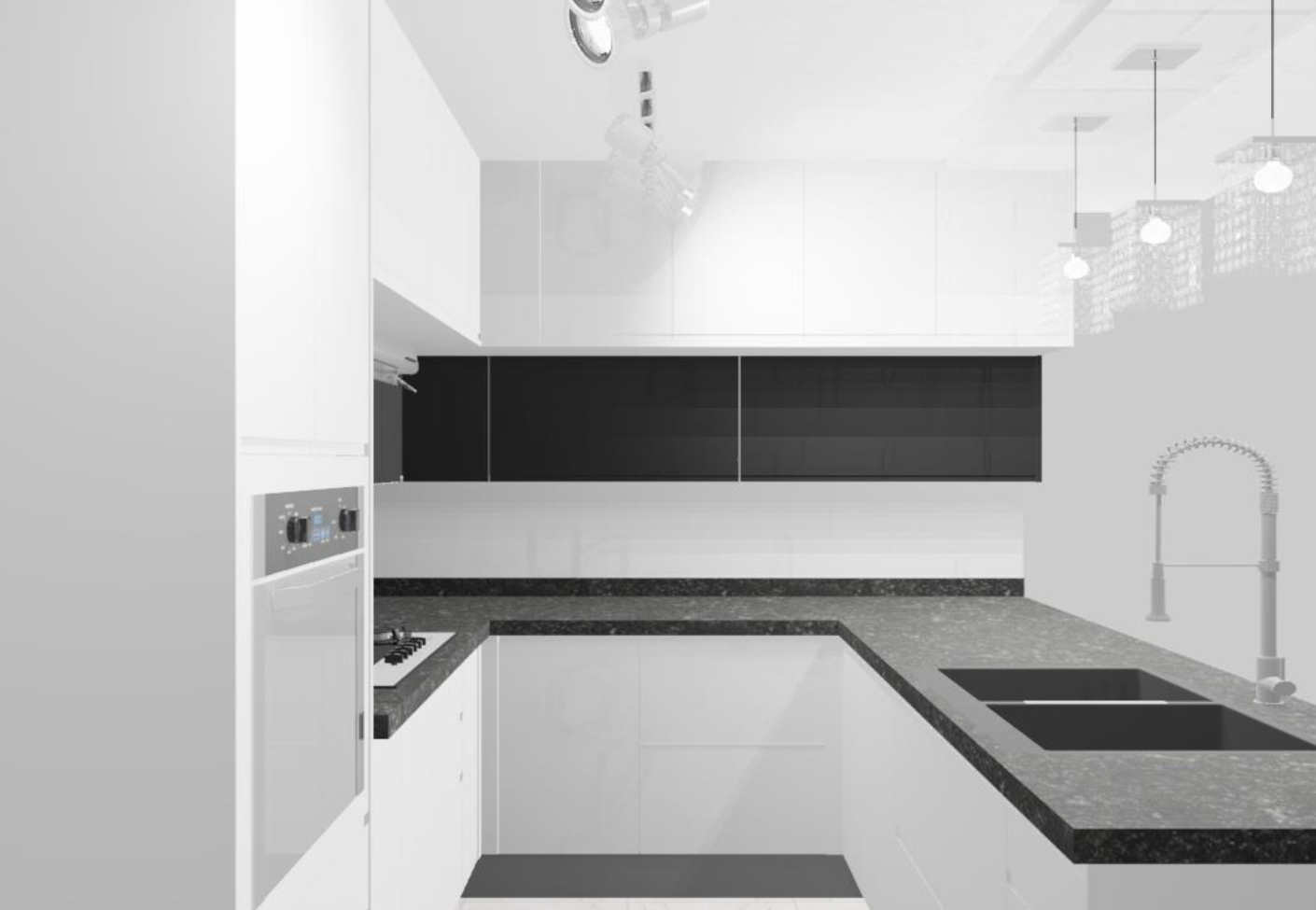 Modern Minimalist Kitchen Design | SL Residence-3