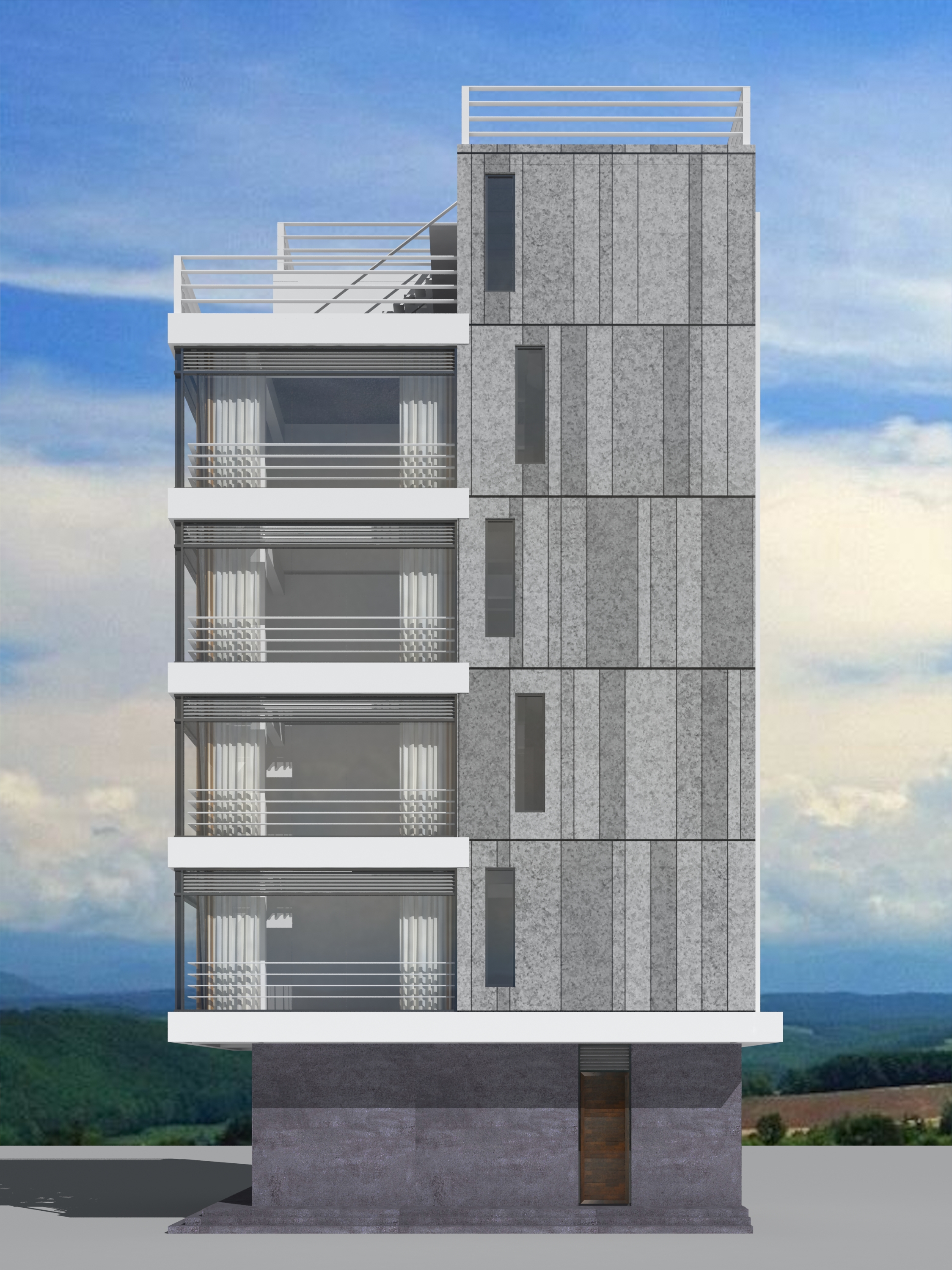 5层半广东农村自建房设计-4