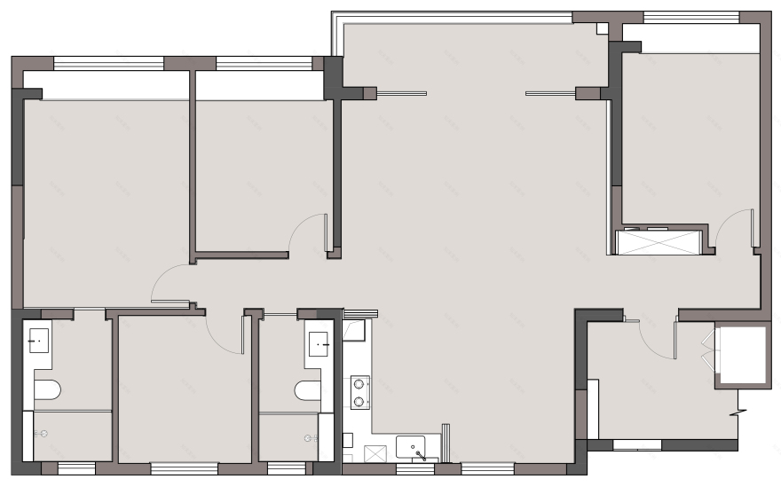 原木风的家能有多绝?我找到了烟火气+设计感的平衡术-6