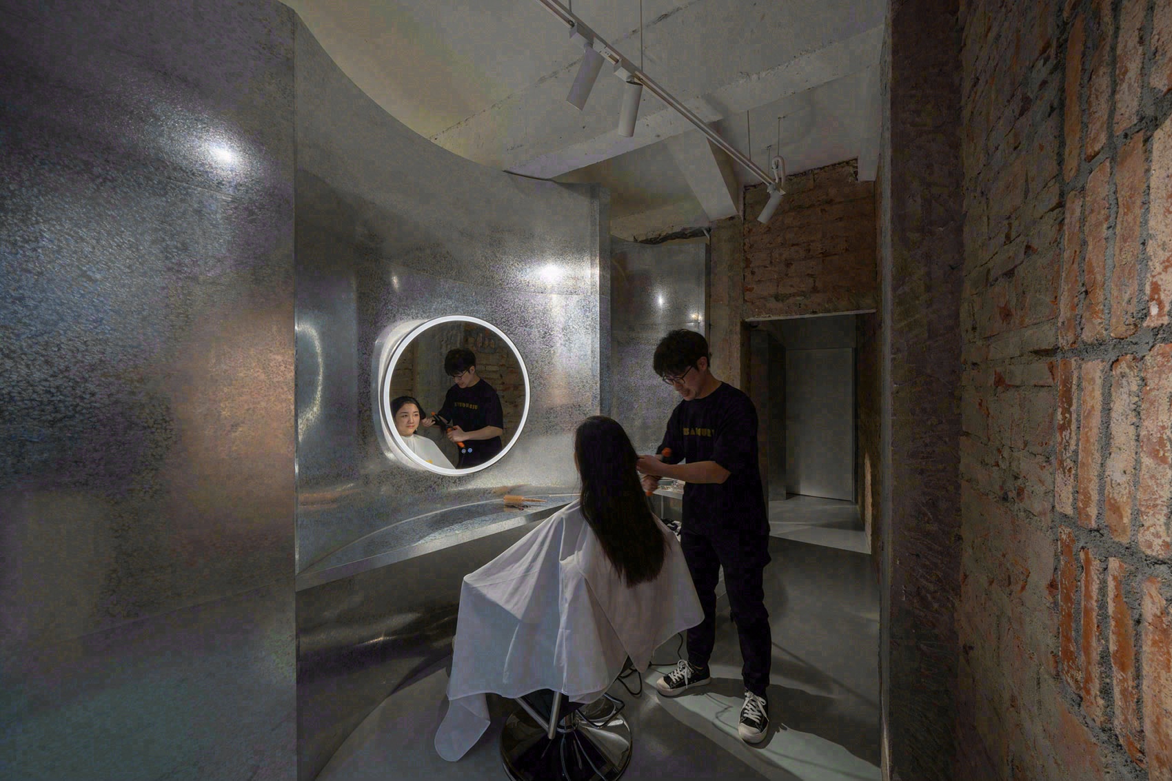 南头古城都市曲线发型设计品牌店丨中国深圳丨厘米制造-11