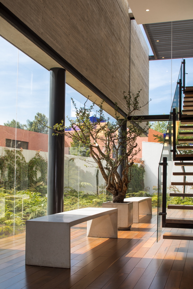 墨西哥 Casa Puebla 现代住宅 | 融入自然的室内生活-46