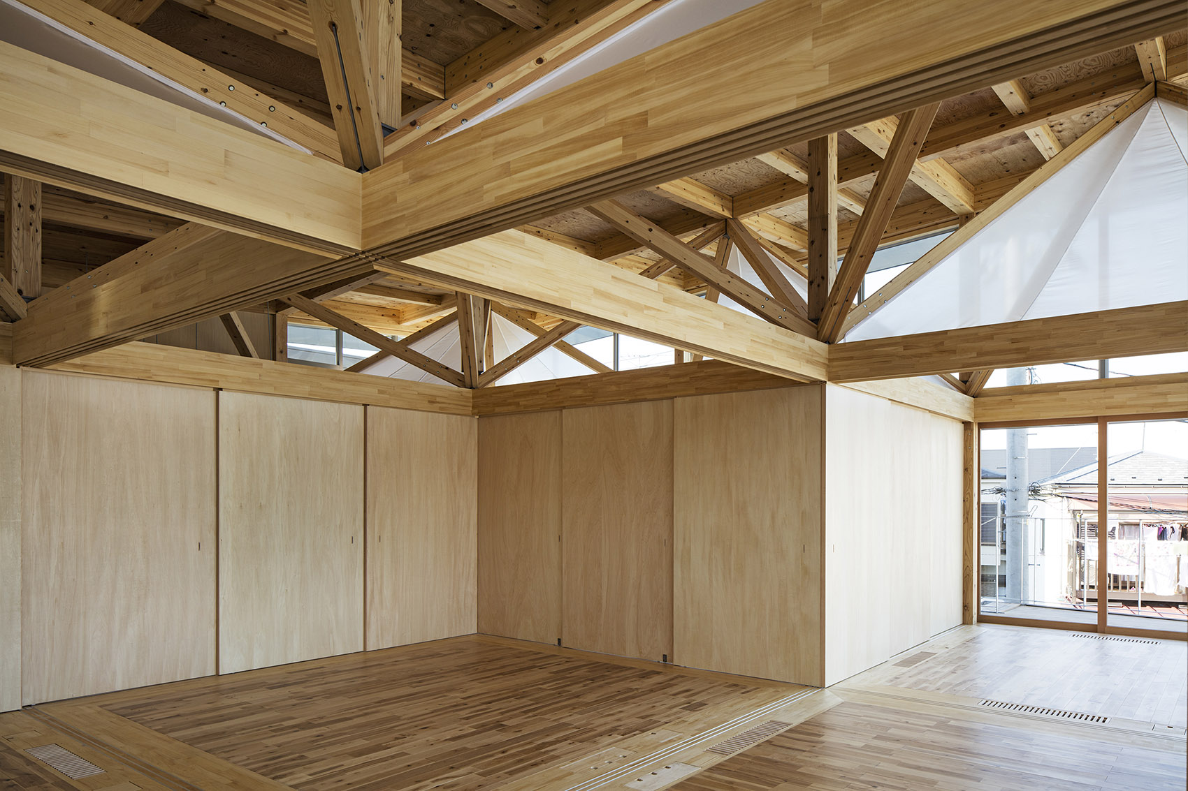 百变空间 & 工厂改造的多功能社区中心,日本 / Aki Hamada Architects-87