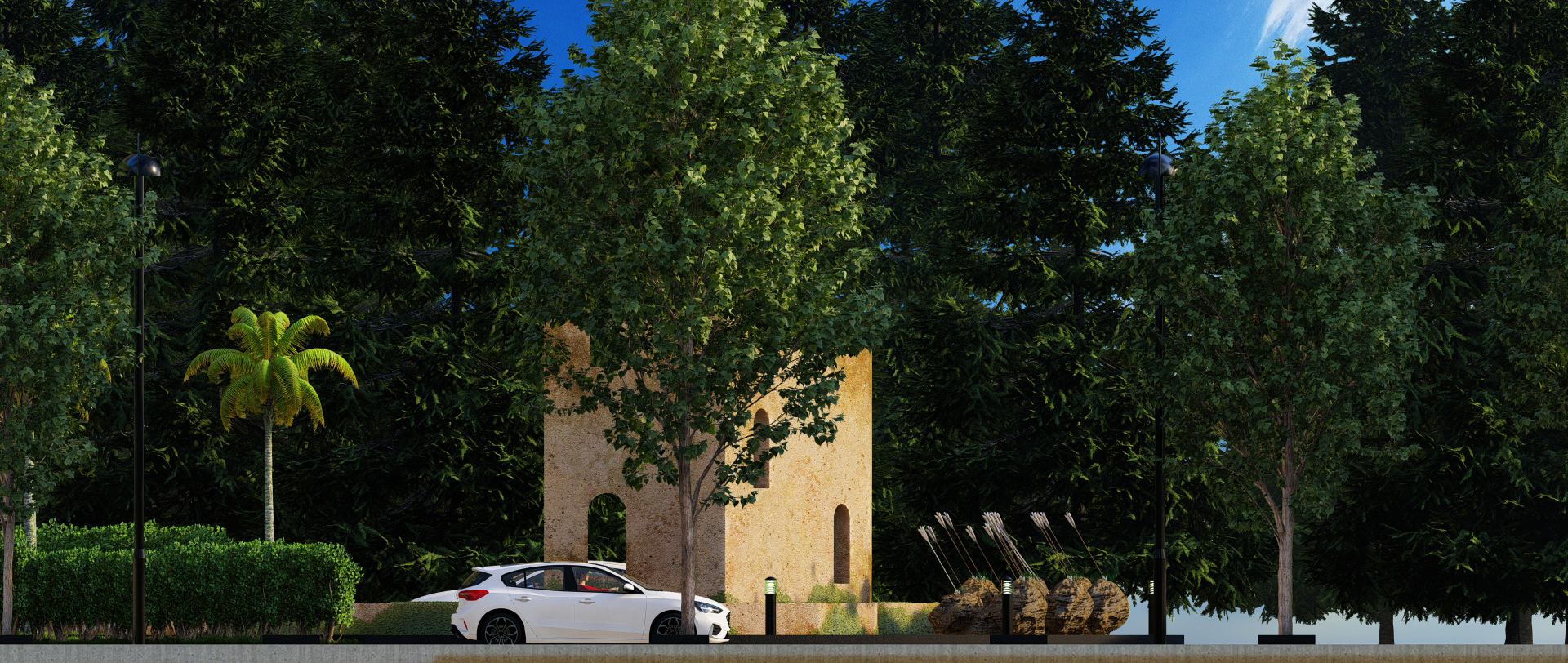 纪念设计项目（含曼苏拉大学景观重新设计）-10