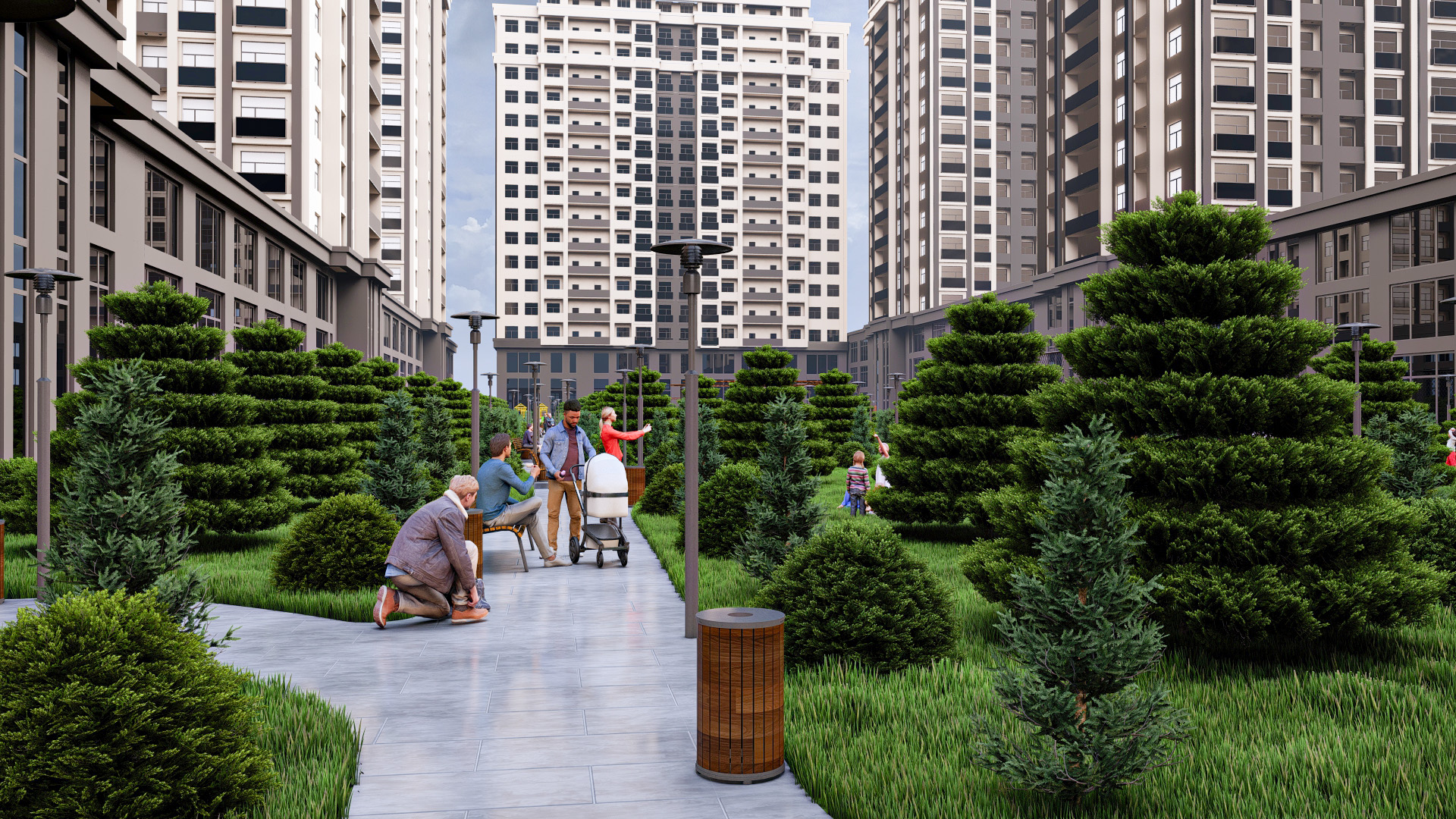 小区景观丨阿塞拜疆-19