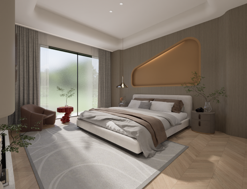 莫兰迪春日暖阳，演绎高级单色空间-15