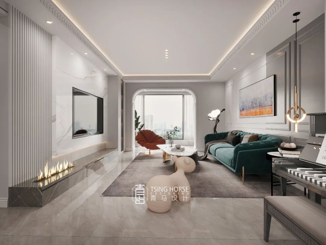 雅居乐御宾府 | 现代美式 200㎡三代同堂的温馨家园-50