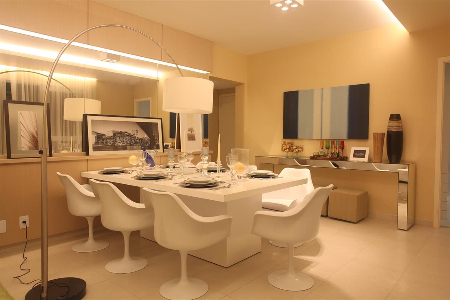 巴西海滩公寓,木质与镜面玻璃的优雅结合-6