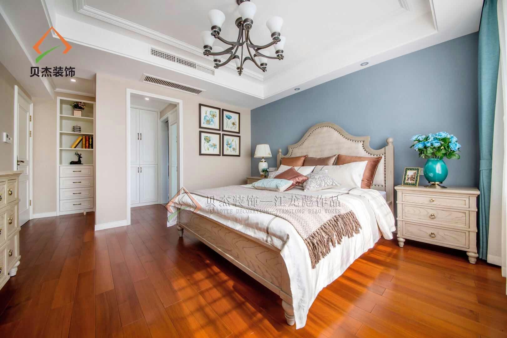 【贝杰装饰】— 天伦名苑丶美式风格《梦·绽放》-35