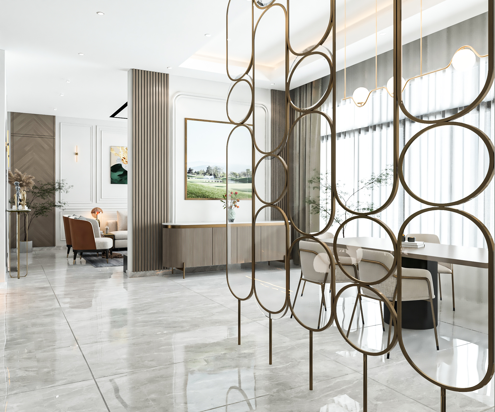 别墅接待设计丨沙特阿拉伯丨HD Design-11