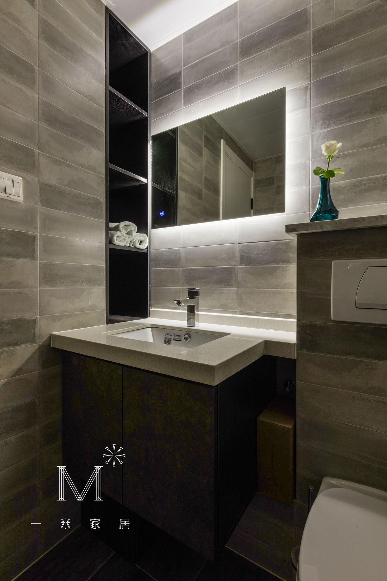 【一米家居】 ◣ 年 轮 ◥ 115m2 现代风-41