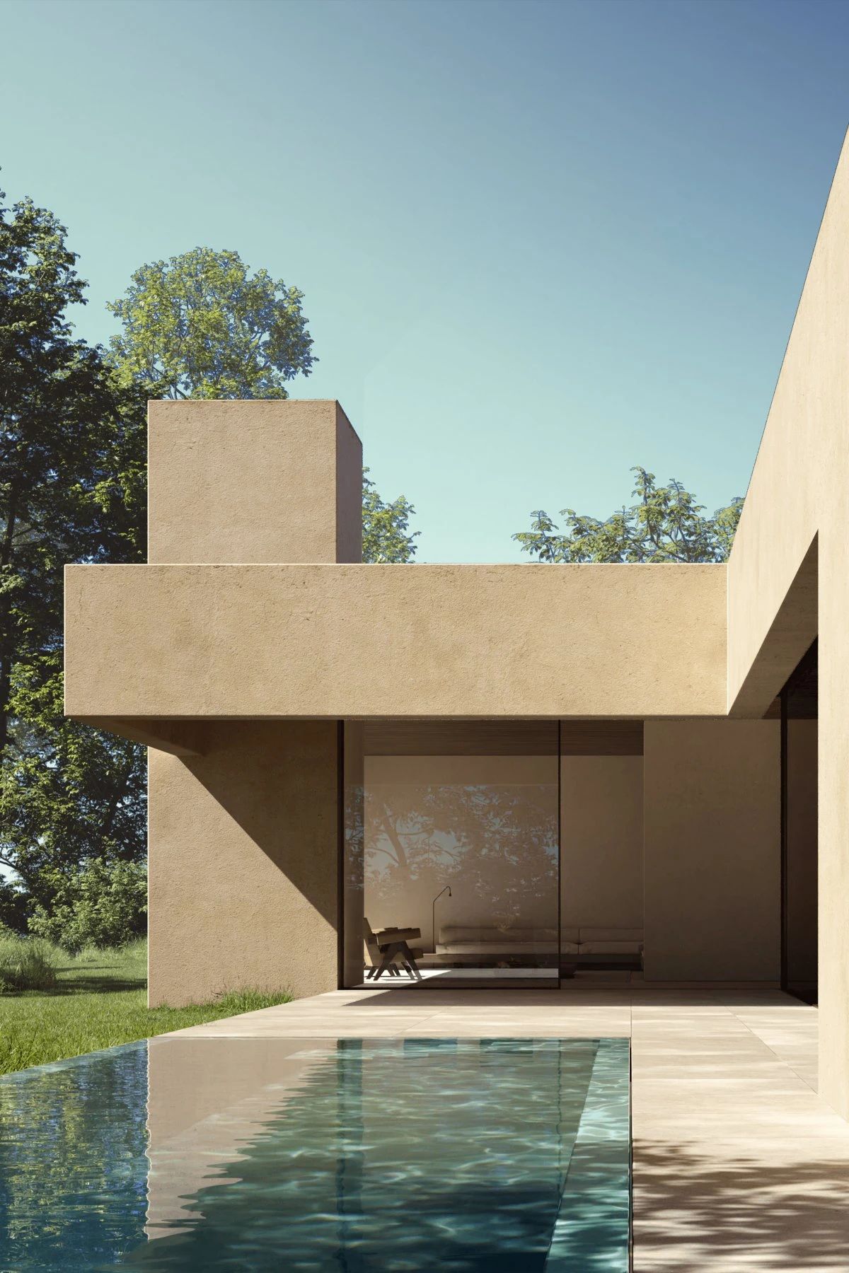 比利时极简主义别墅设计丨Element Architecten-24