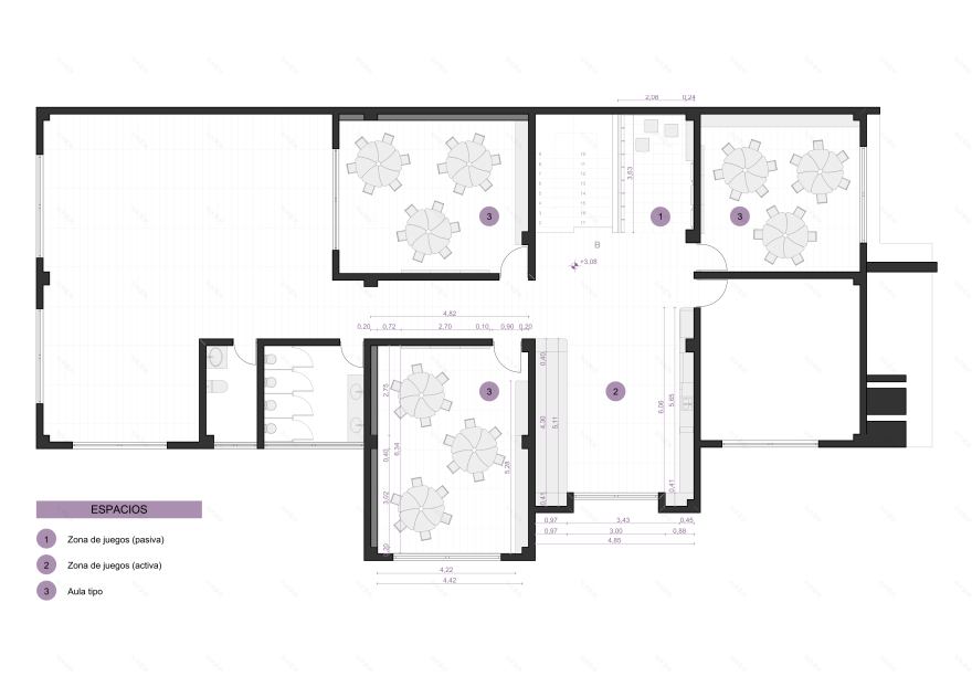 SUPER BABIES GYM室内设计项目-12