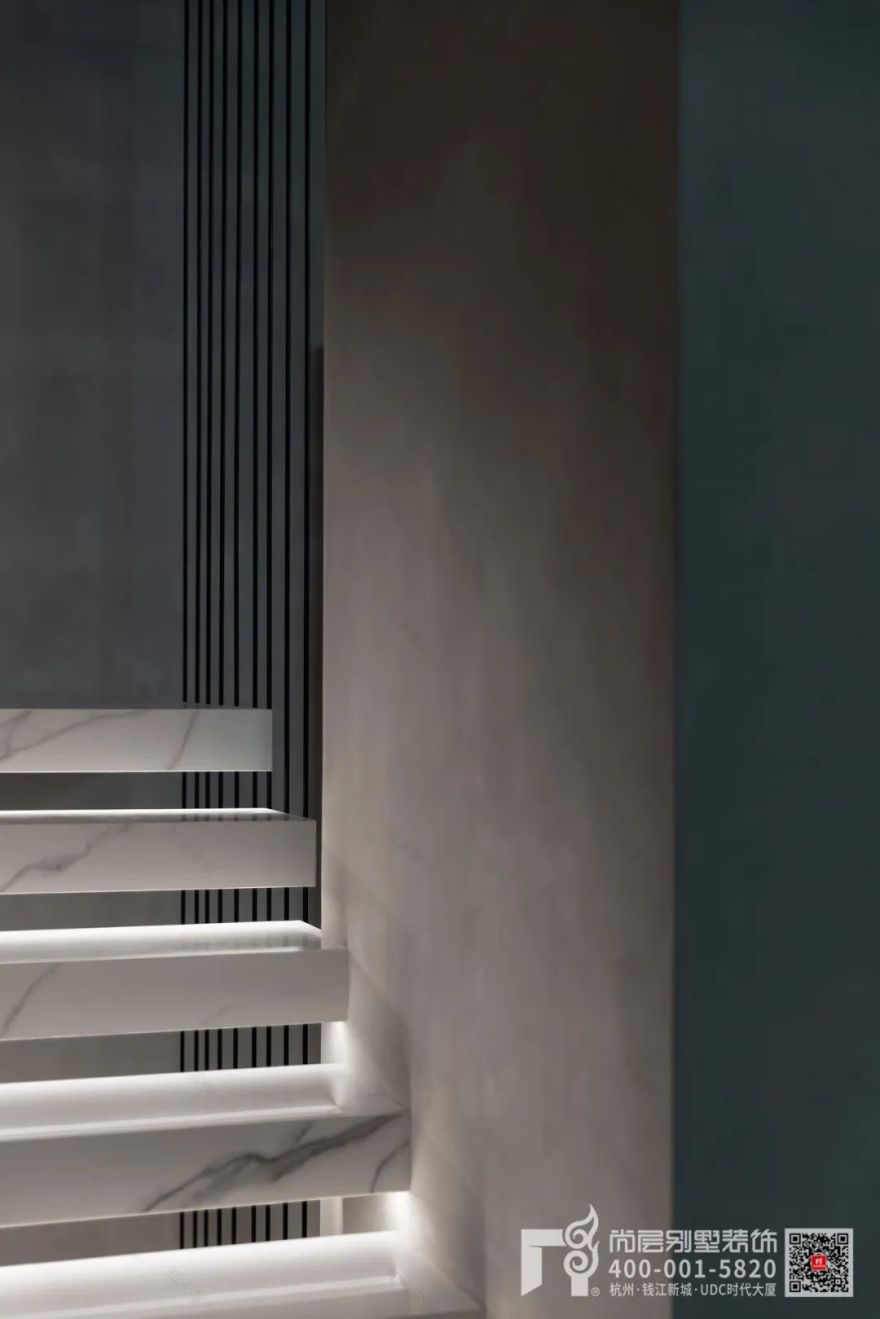 自然光影下的简约大宅设计丨中国杭州丨杭州尚层装饰-76