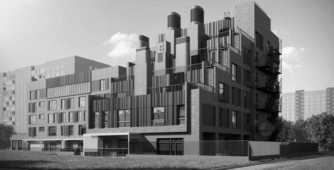 “Пароход”公寓酒店（“轮船”公寓酒店）丨俄罗斯莫斯科丨Мезонпроект（梅宗项目建筑事务所）-20