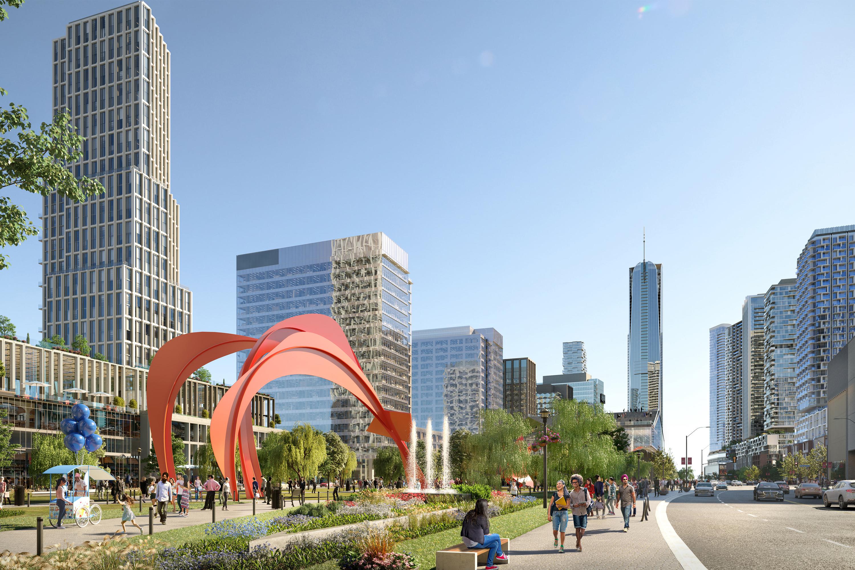 第一广场区总体规划丨加拿大丨Hariri Pontarini Architects-21