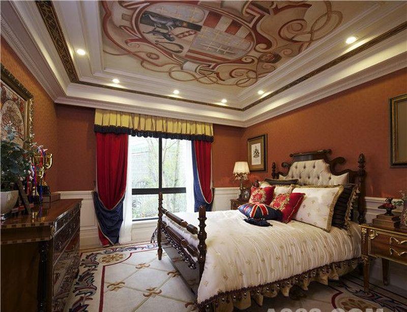 天津红磡领事郡法式别墅设计－浪漫宫廷风-17