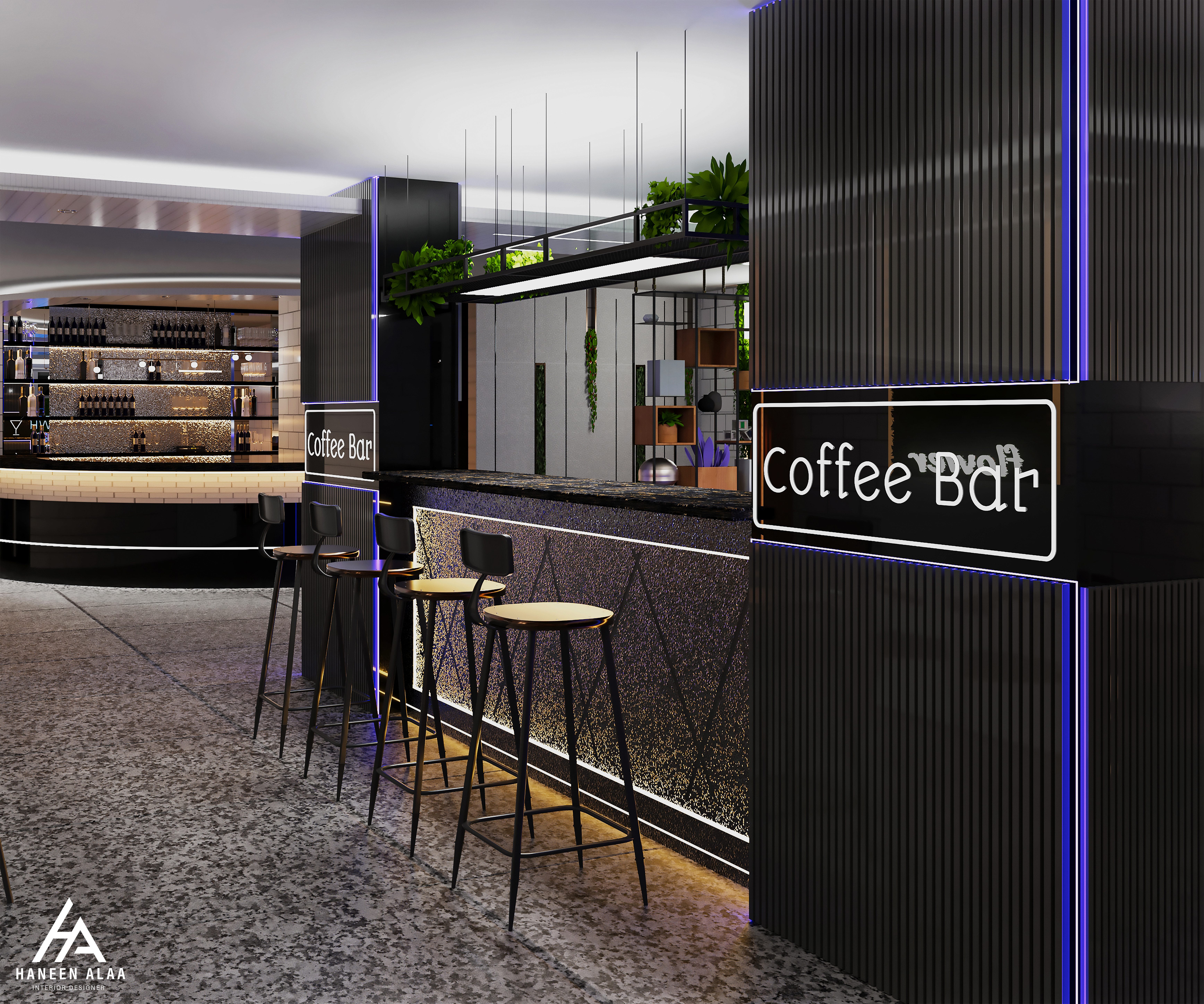 落叶松休息室设计丨埃及亚历山大丨Haneen Alaa-15