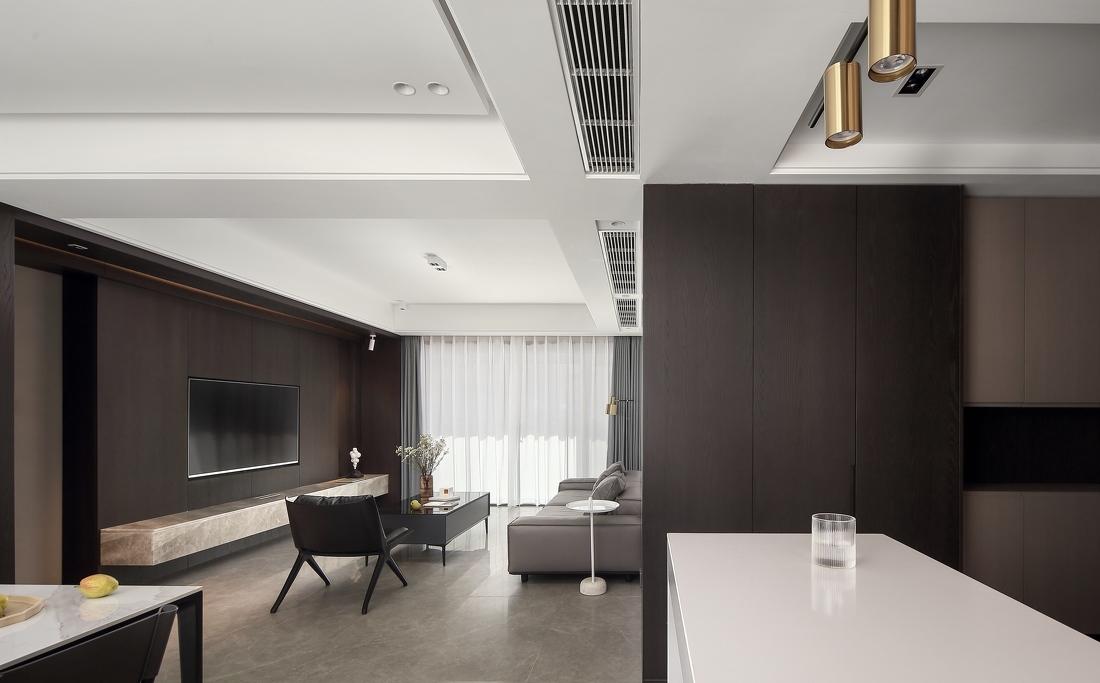 张剑男DESIGN丨平层丨张剑男：扬州 现代风格私宅-2