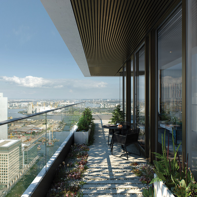 伦敦沃迪恩住宅楼——现代与自然的完美融合-6