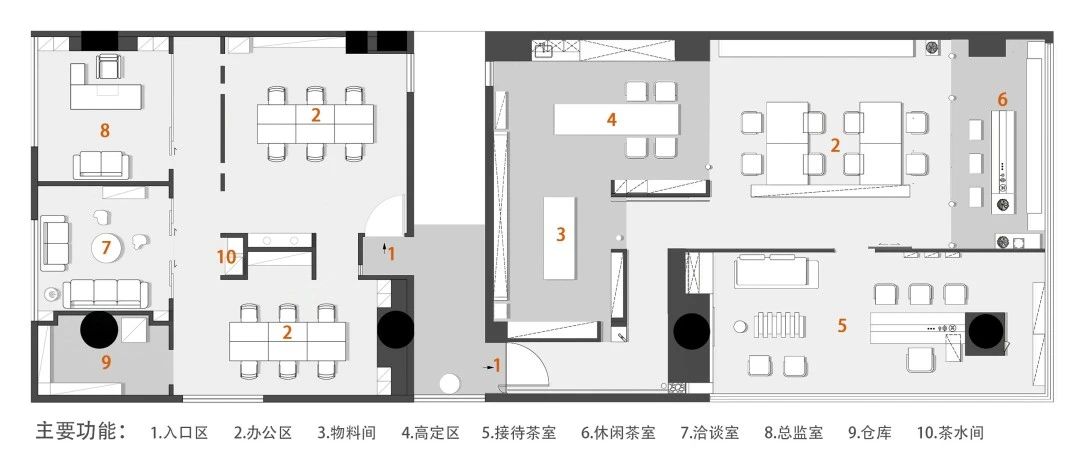 “寻韵东方”无非设计办公空间丨中国佛山丨广东无非室内设计顾问有限公司-2