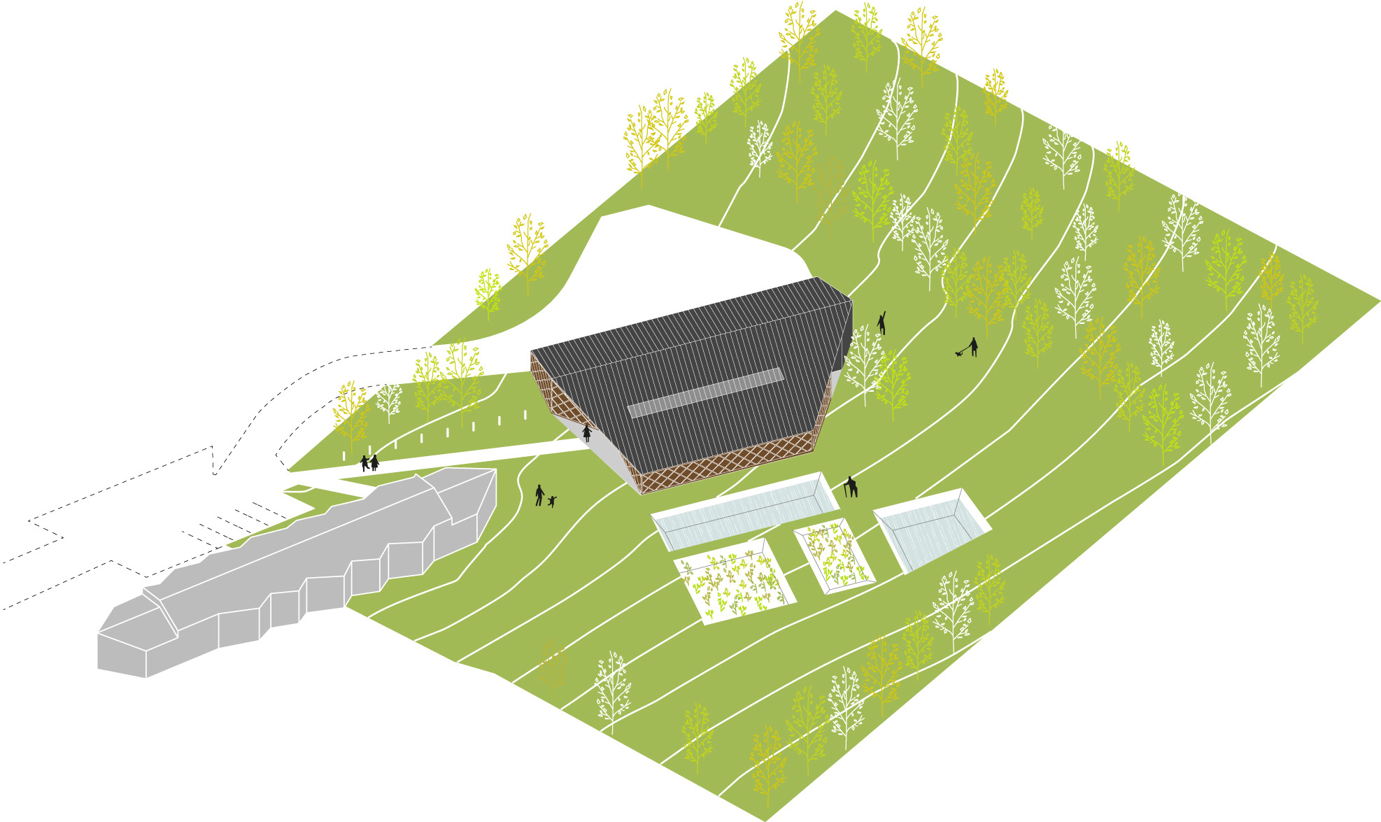 校园绿意 · 蔬菜加工车间与教学结合的设计-82