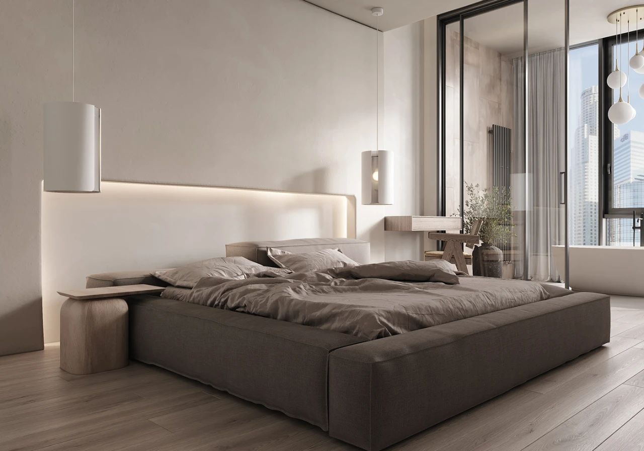 私人空间的艺术品——100 款卧室背景墙设计鉴赏-41