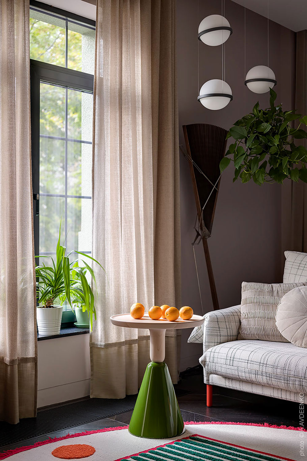 乌克兰 Dnipro 多彩波点公寓设计-2