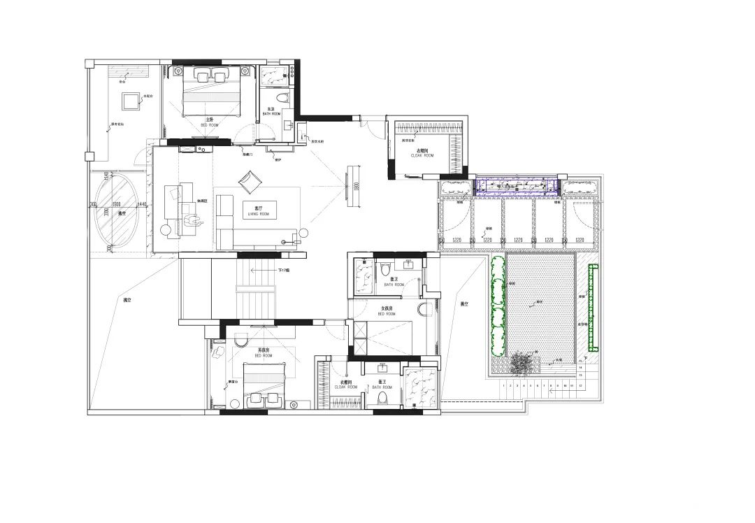 华侨城香山里下沉式底复丨HOMBLE DESIGN-21