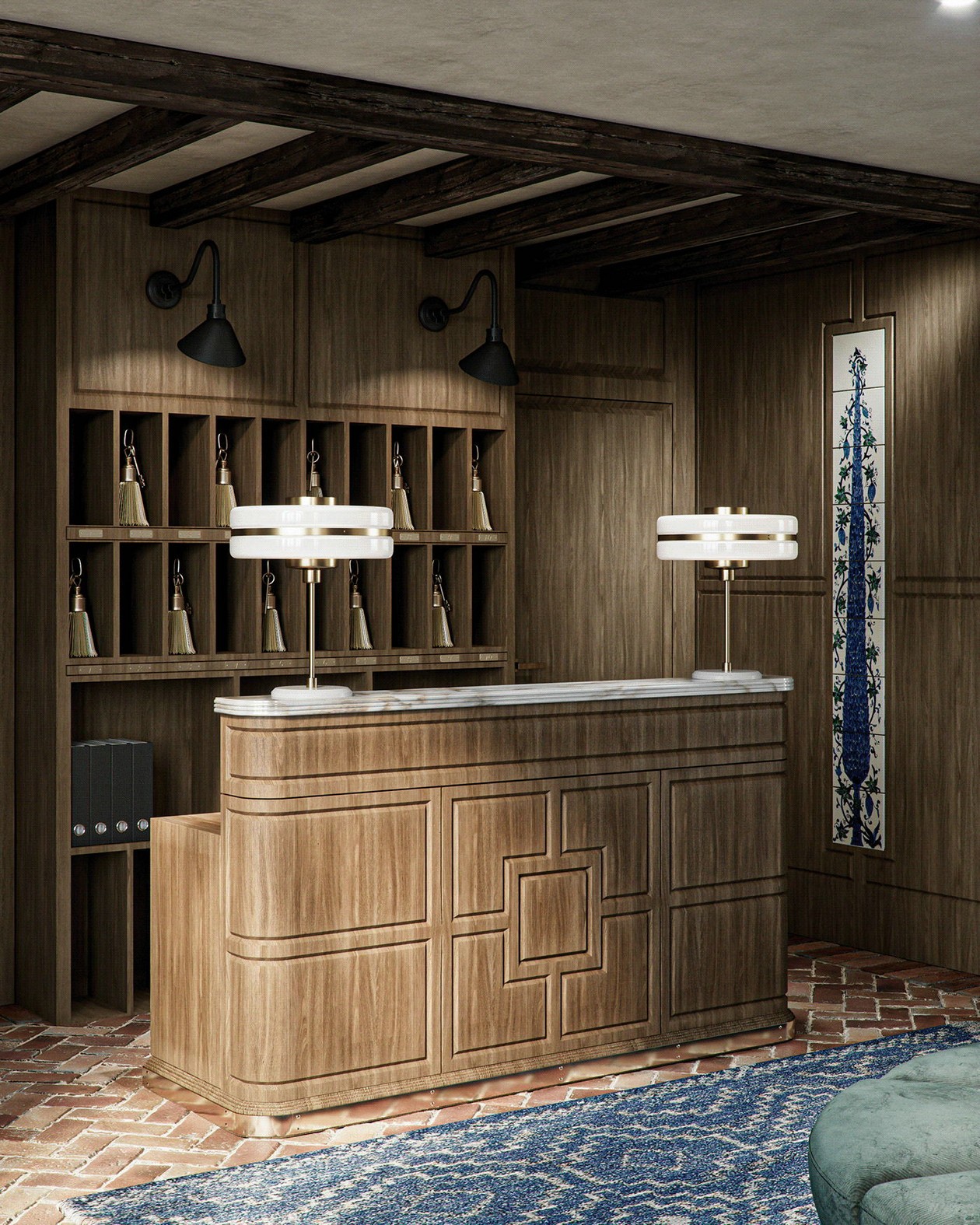 侘寂风复古平层-13