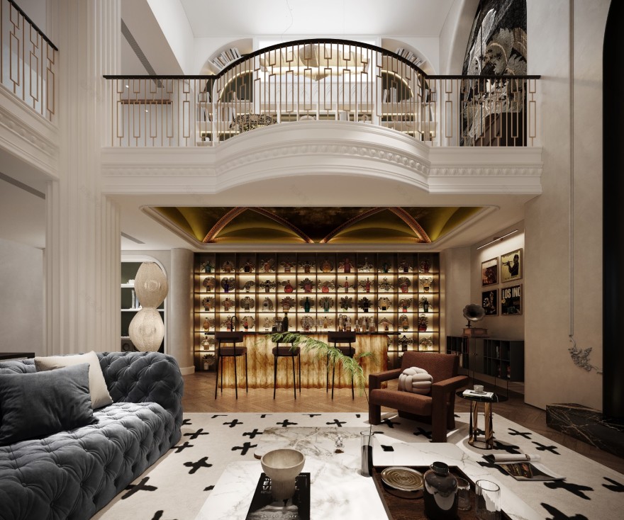 680 平别墅设计丨为而设计-5