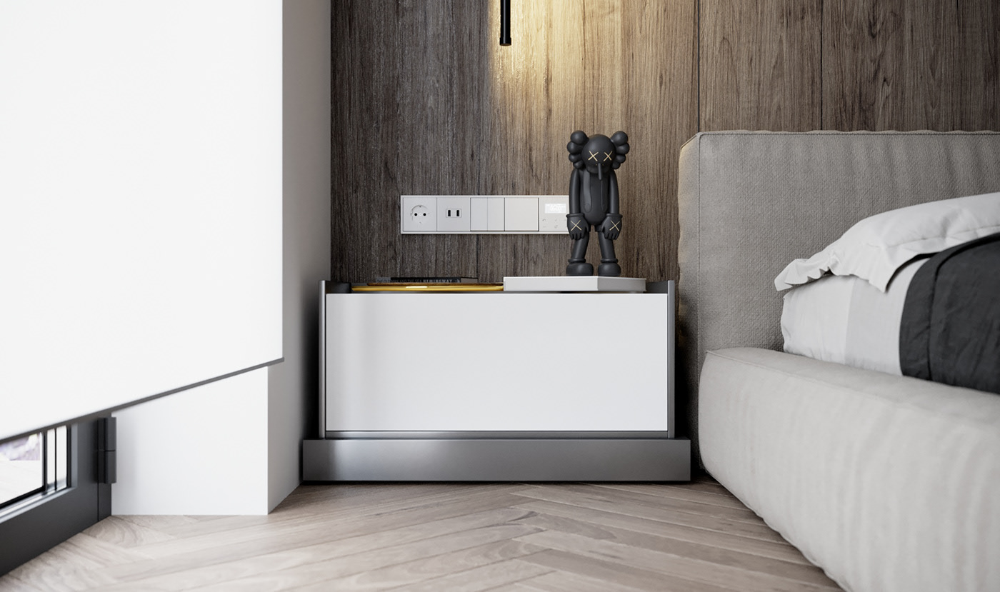 高级黑色系公寓设计 细节超多！-21