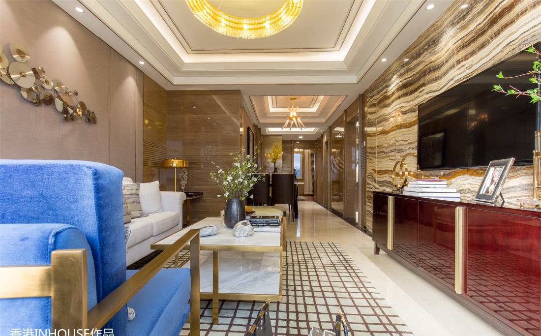 
INHOUSE设计：鑫江桂花园样板间软装 -16