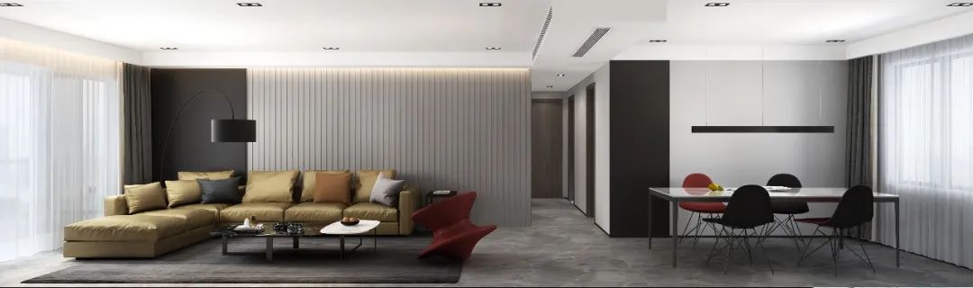 苏州玲珑湾 190 平私宅设计,金属元素与色彩点缀的个性空间-23