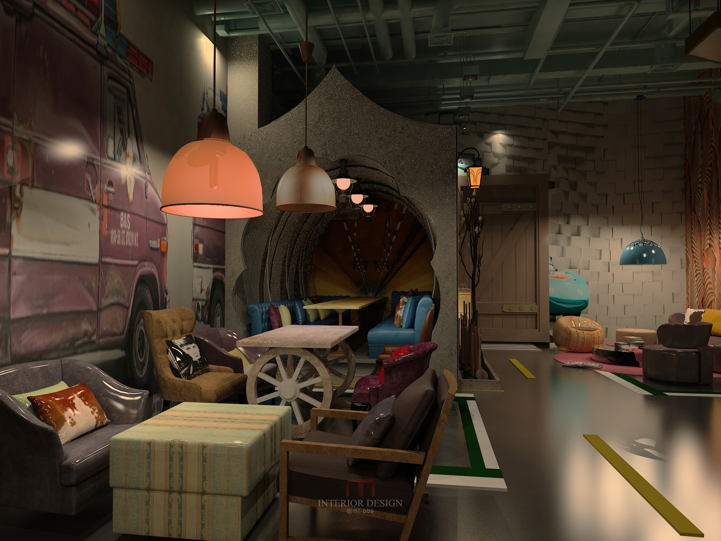 汽车主题咖啡厅-9