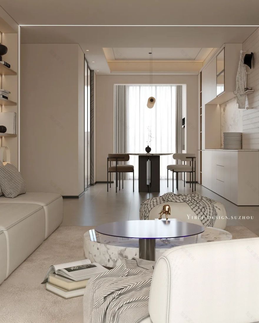 梦中情屋 · 温馨奶油风格的家装设计丨中国苏州丨YIBEI DESIGN-11