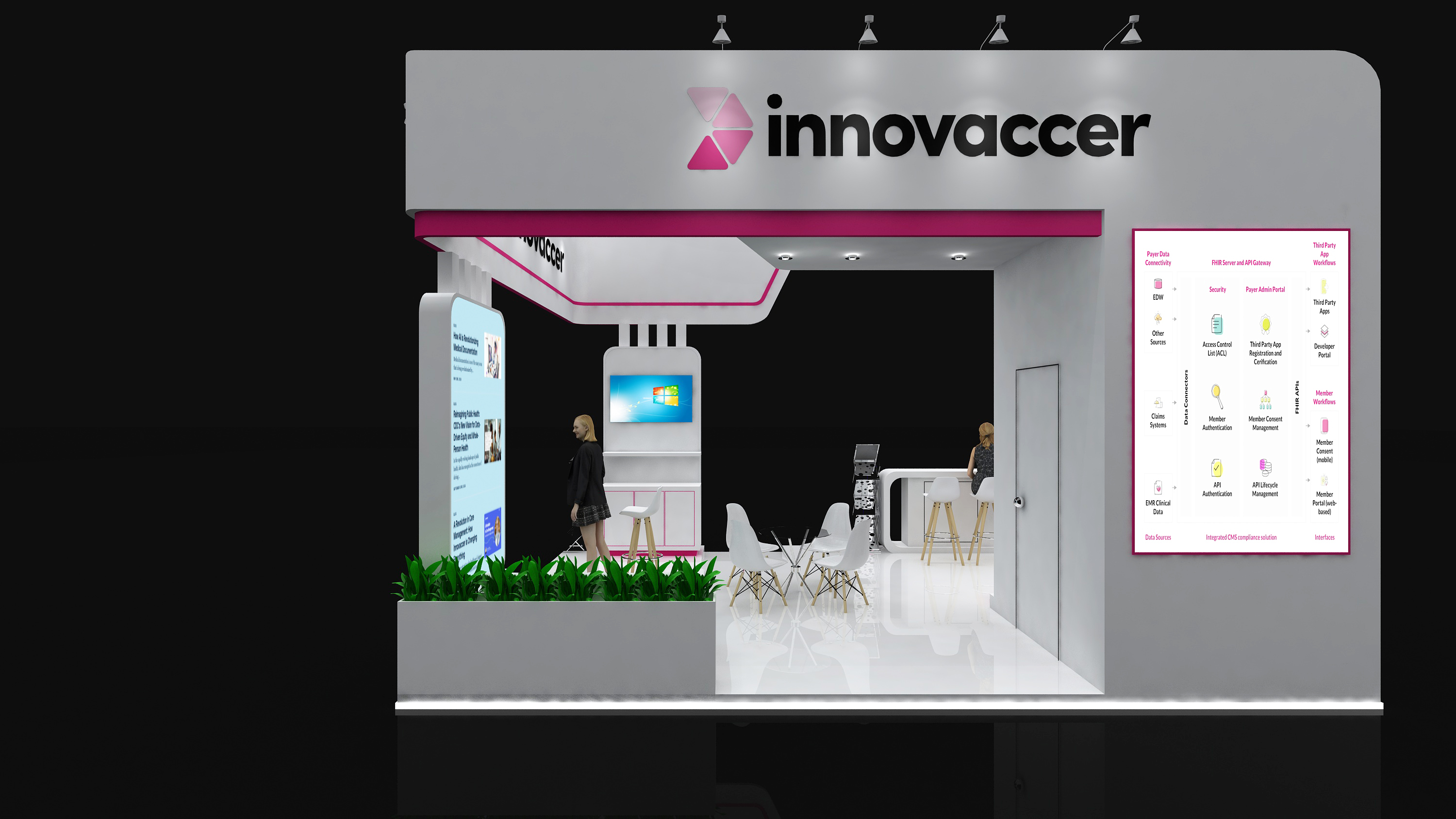 INNOVACCER 6X5M STALL DESIGN IN DUBAI-5