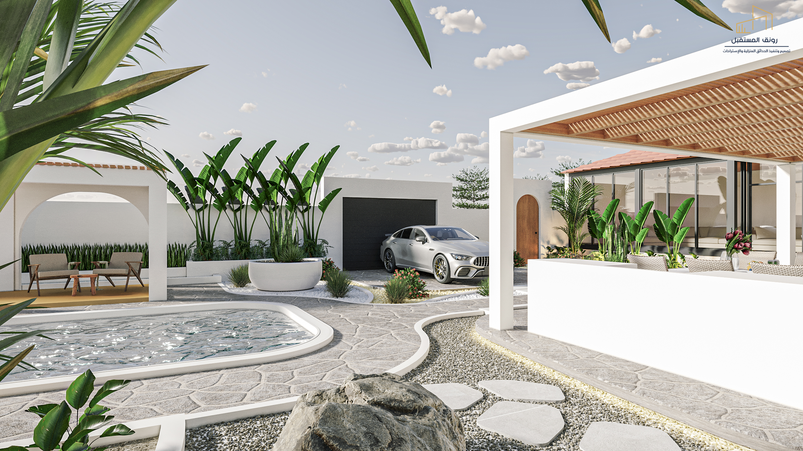 FARMHOUS LANDSCAPE DESIGN, MUSCAT-4
