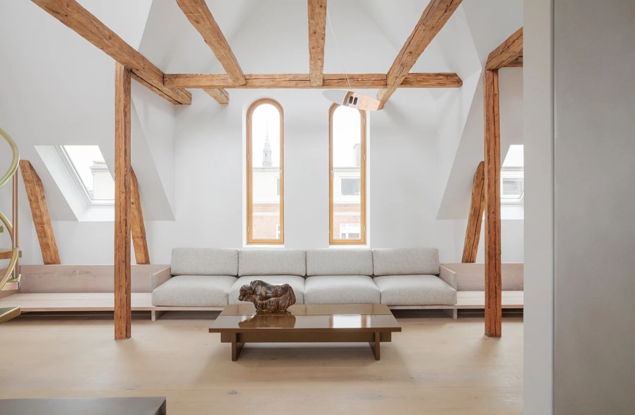 带阁楼的公寓设计丨丹麦哥本哈根丨Studio David Thulstrup-19