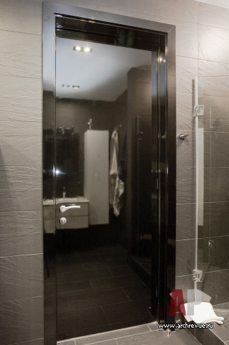 现代风格带紫檀木面板的小户型三居室公寓室内设计丨俄罗斯莫斯科丨安德烈耶夫·弗拉季斯拉夫-24