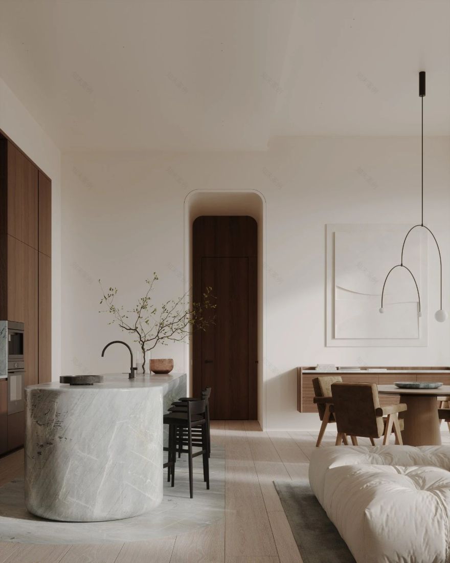 208㎡顶层大平层室内空间设计丨Babayants-10