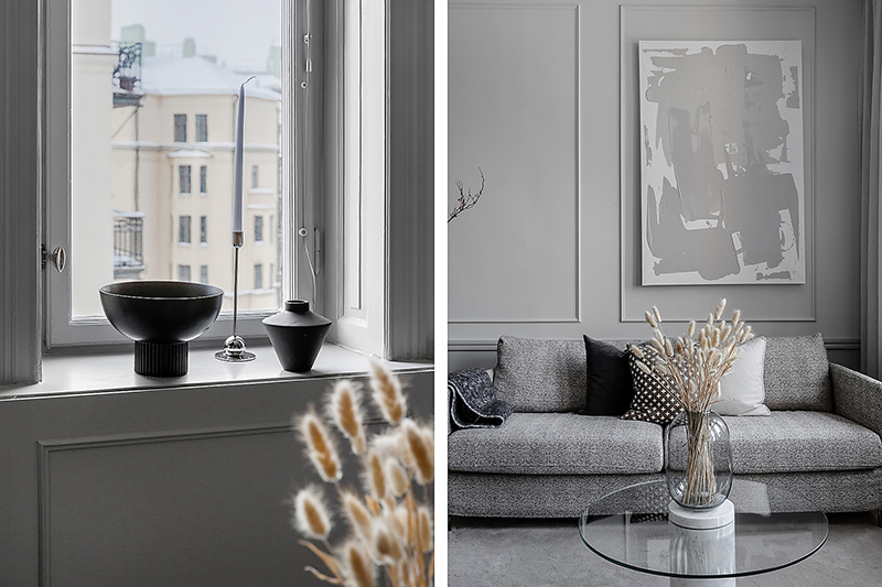 斯德哥尔摩 65 平米素雅灰调公寓设计-5