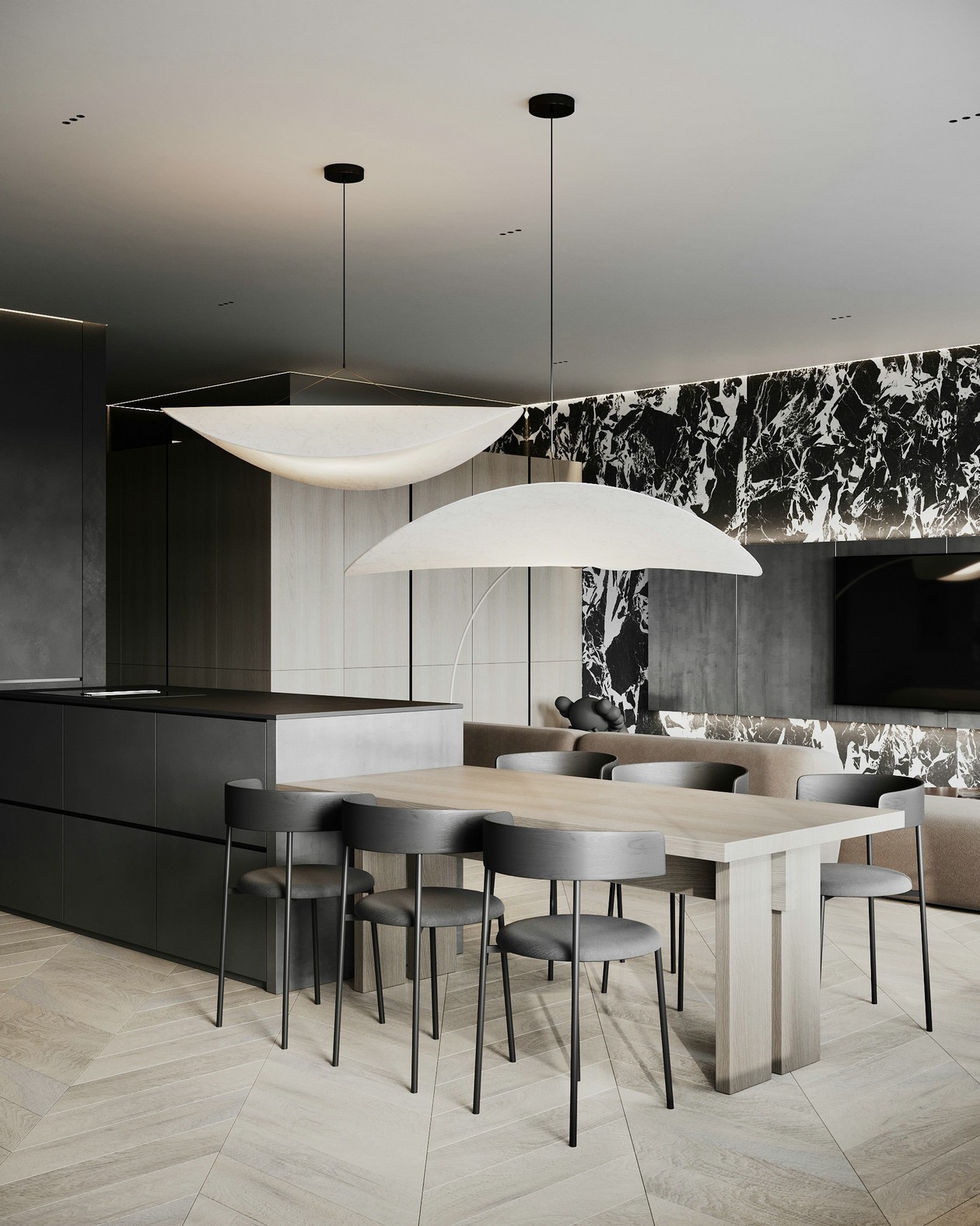 乌克兰高级色系公寓设计 超有品味！-11