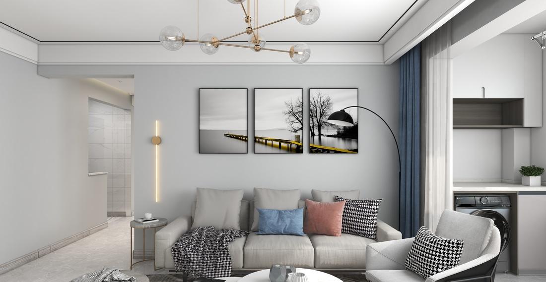 现代简约三居室设计-2