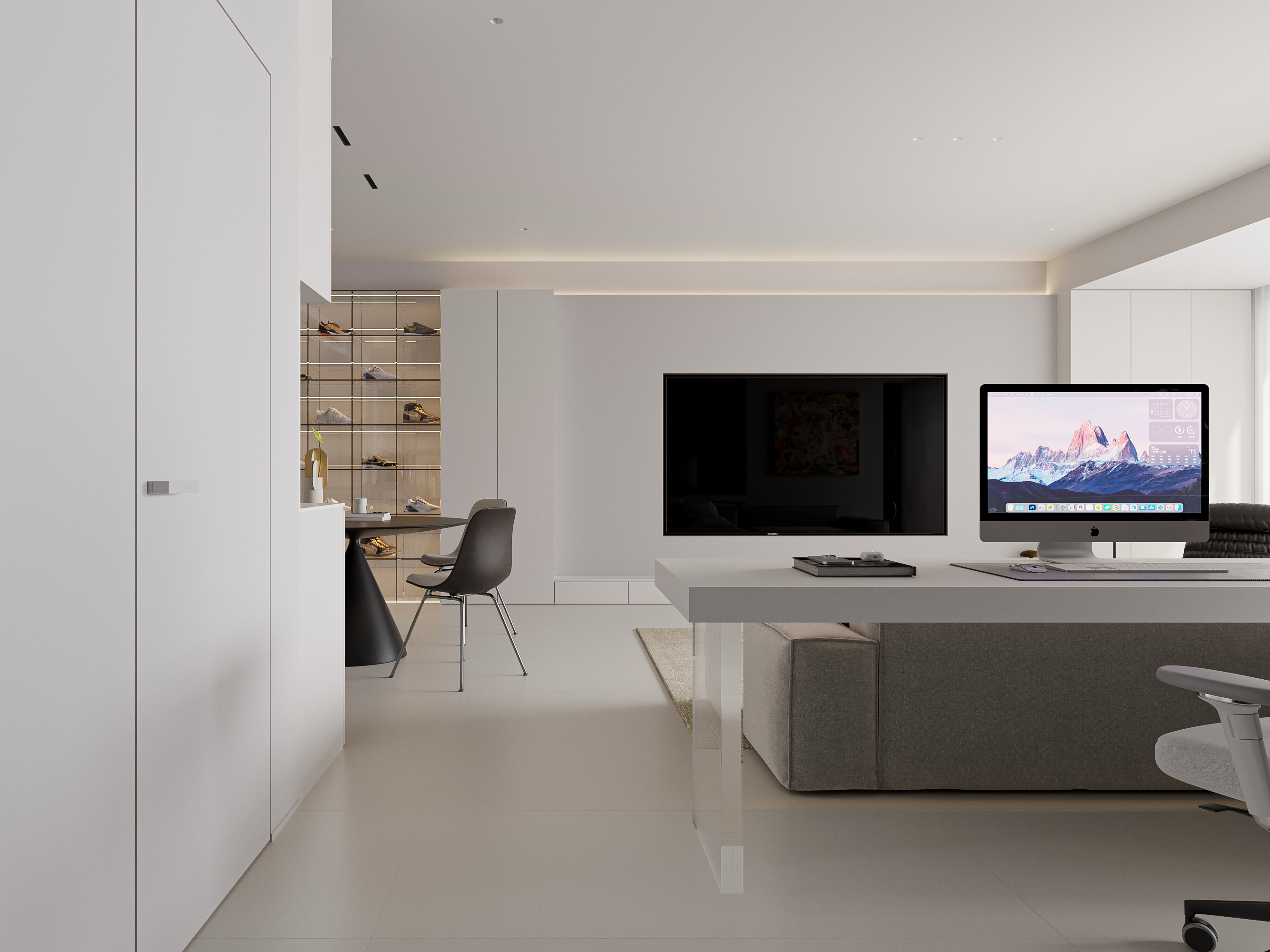 1986设计｜极简主义白色的房子，宁静与自由-0