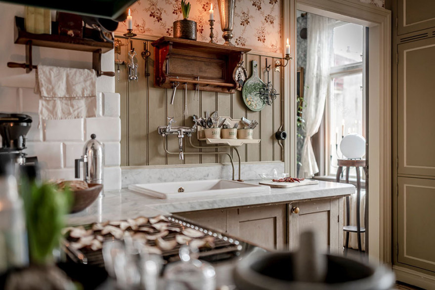 复古瑞典公寓,时光之旅的魅力住所-7