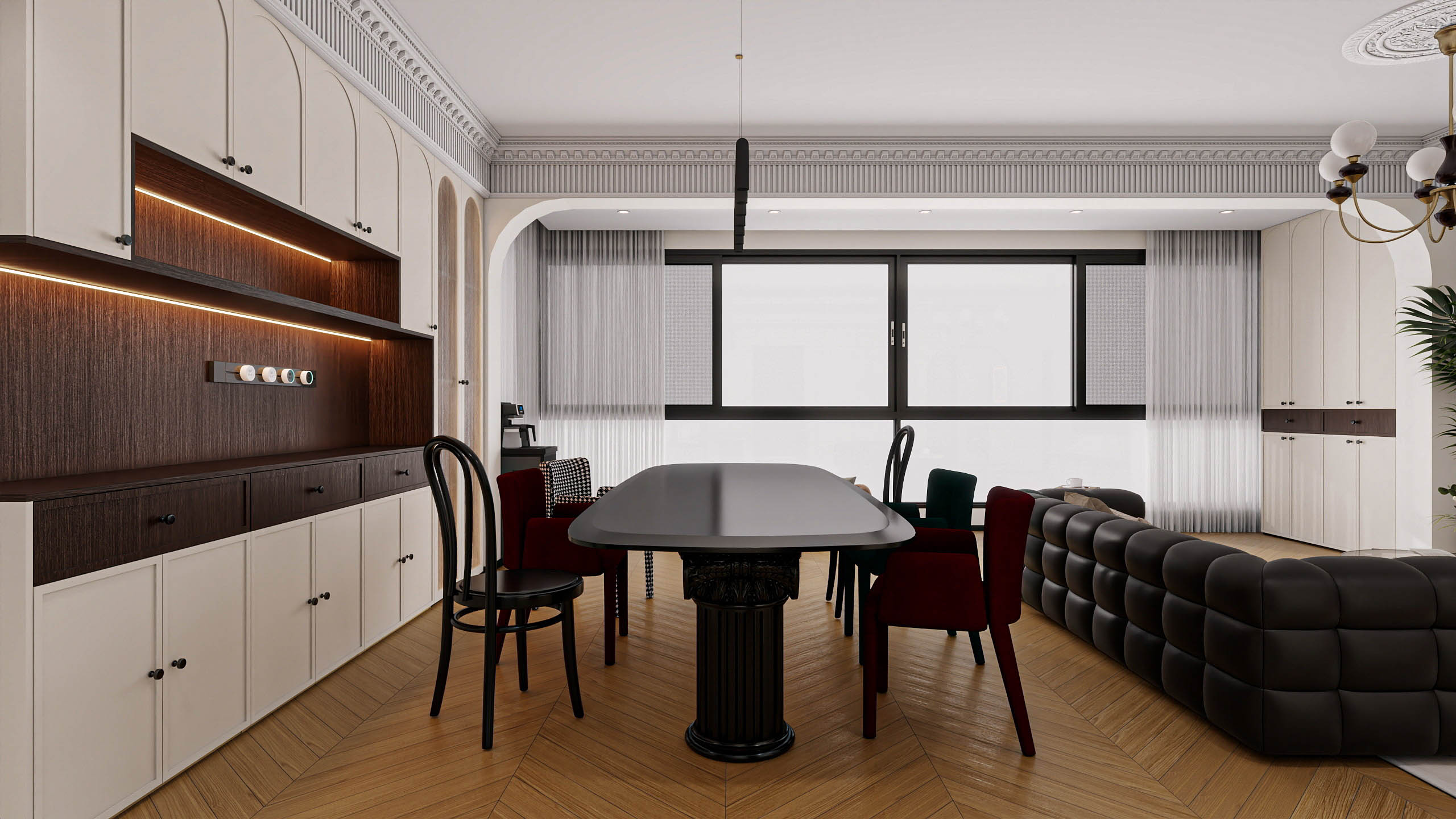 四川成都大邑滨江新城（138平方复古法式四居室）-17