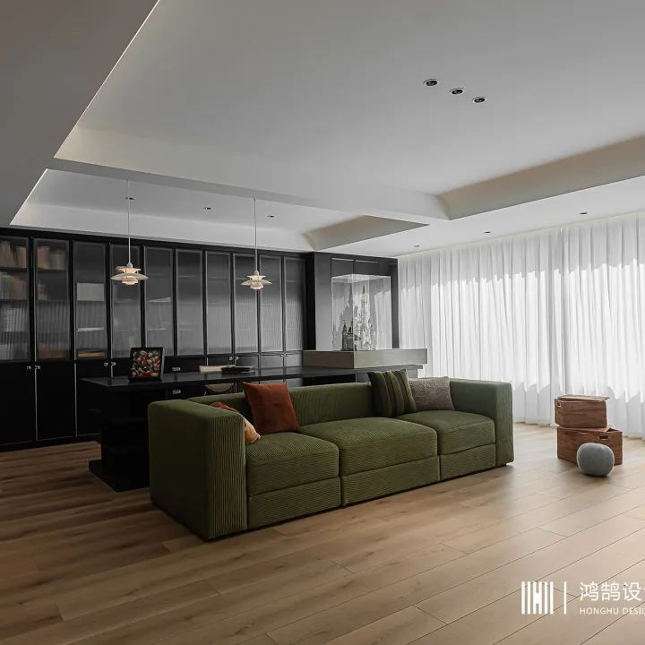 143㎡现代中古风私宅设计丨赵慧-6