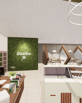 Cofehouse design & render