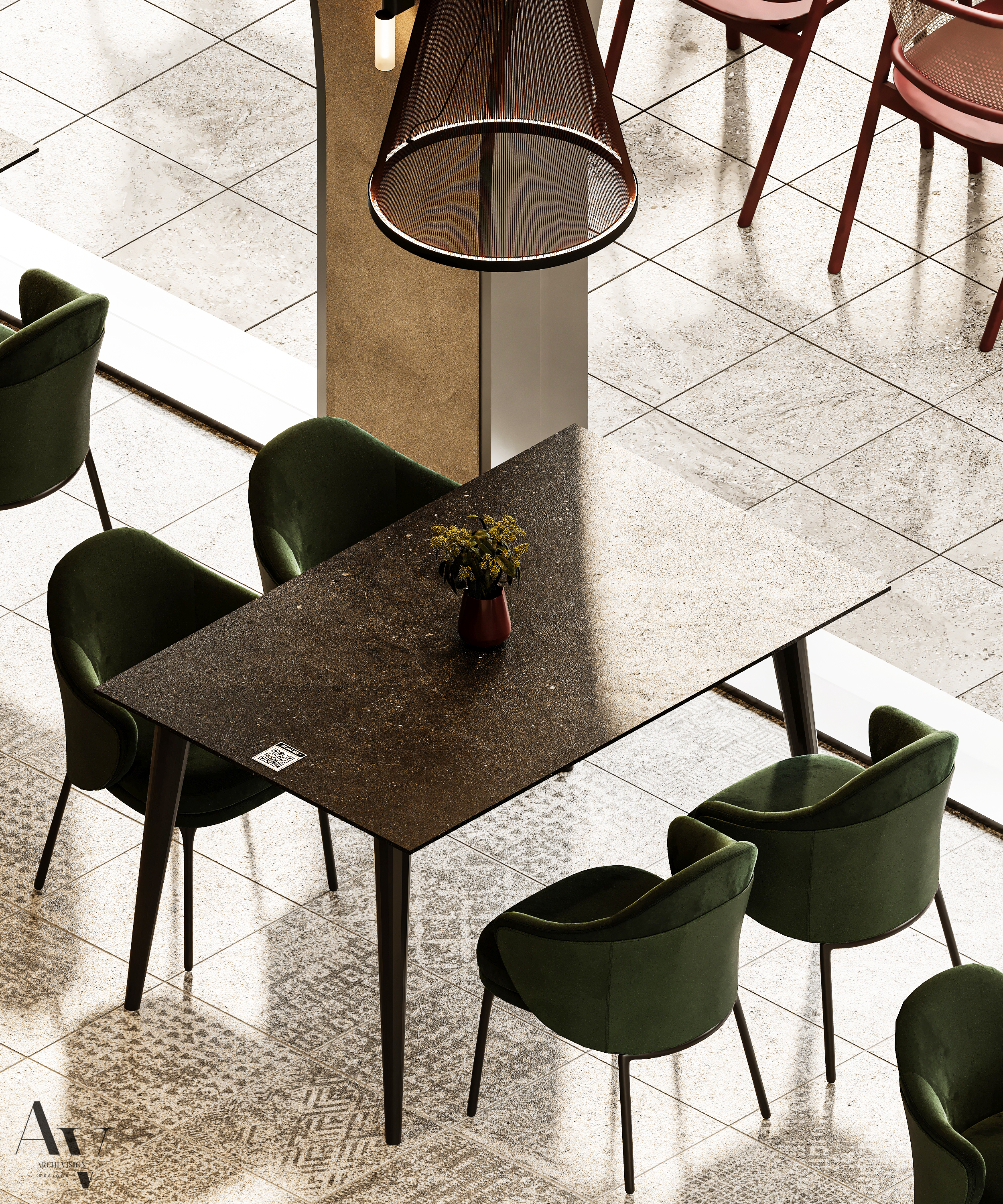 Italian Resurant design（意大利餐厅设计）丨埃及开罗丨archivision staudio（Dina Farouk参与）-15